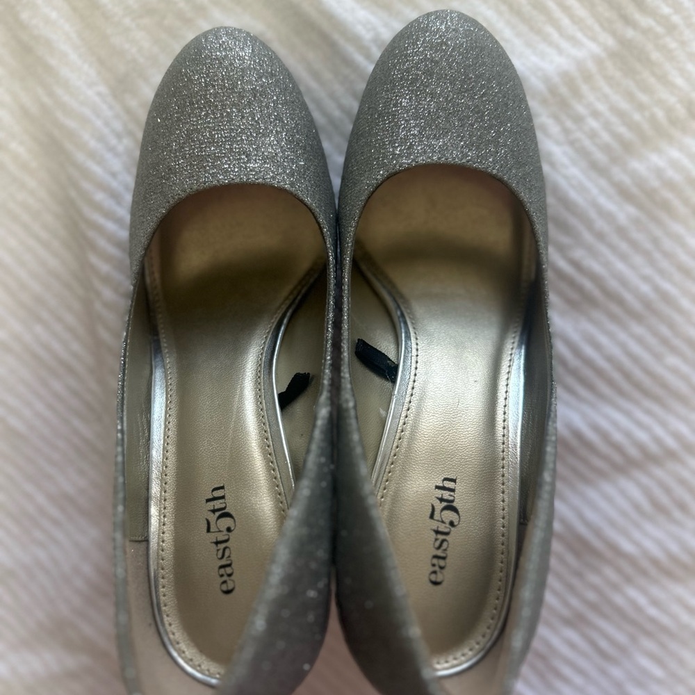 Glitter Heels - Silver - image 3